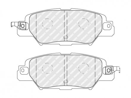 FDB5116 FERODO Колодки гальмівні дискові
