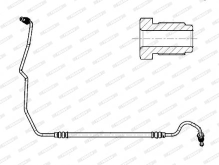 FHY3354 FERODO Тормозной шланг