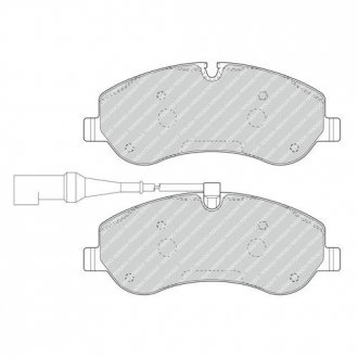 FVR4909 FERODO Комплект тормозных колодок из 4 шт. дисков