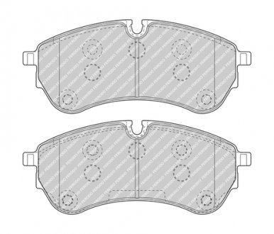 FVR5067 FERODO тормозные колодки, дисковые