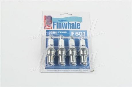 F501 Finwhale Свічка запалювання ВАЗ 2101-2107 (компл.4 шт) (вир-во FINWHALE)