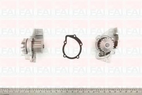 WP6242 Fischer Automotive One (FA1) Водяна помпа Fiat/PSA 1.9D/2.0Hdi 97-