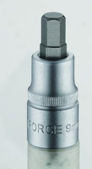 34407017 FORCE Головка с битой HEX 17мм 1/2"