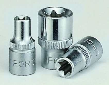 52606 FORCE Головка торцева 1/4" TORX Е6