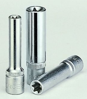 5265010 FORCE Головка удлинена 1/4 TORX Е10