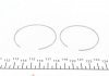 243908 FRENKIT Ремкомплект супорта (переднього) Mitsubishi Pajero 90- (d=43mm) (+2 поршня) (Akebono) FRENKIT 243908 (фото 7)