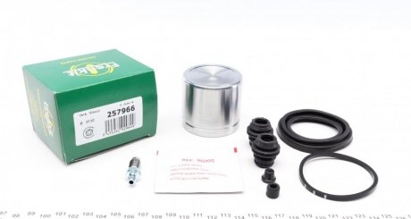 257966 FRENKIT Ремкомплект супорта (переднього) Nissan Juke 10- (d=57mm) (+поршень) (Nissin) FRENKIT 257966