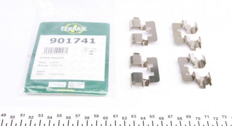 901741 FRENKIT Планка супорта (заднього) прижимна (к-кт) Toyota Corolla 02-07 (Lucas) FRENKIT 901741