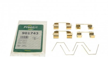 901743 FRENKIT Комплект планок суппорта FRENKIT 901743