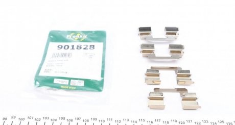 901828 FRENKIT Планка супорта (заднього) прижимна (к-кт) BMW 5(F10/F11)/ X3/X4 09- (Lucas) FRENKIT 901828