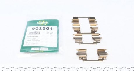 901864 FRENKIT Планка супорта (заднього) прижимна (к-кт) MB M-class (W166) 11-15 (Lucas) FRENKIT 901864