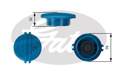 RC228 Gates Крышка радиатора