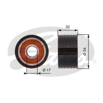 T42166 Gates Шкив приводного пояса