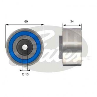 T42233 Gates Шків привідного паса