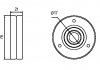 GTA0350 GMB Шкив натяжной (фото 4)