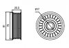 GTA0390 GMB Ролик приводного ремня OPEL Vectra A/B/C 93-(выр-во GMB) (фото 4)