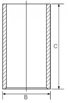 14-014090-00 GOETZE Гільза двигуна