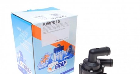 AWP016 GRAF Насос системы охлаждения (дополнительный) Audi A3/A5/A6/Q3/Skoda Octavia/SuperB/Yeti 08-/VW T6 15- GRAF AWP016