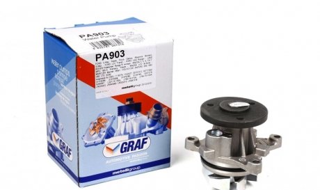 PA903 GRAF Помпа води Ford C-Max I/Focus II/III/Mondeo III/IV/V/Mazda 3/5/6/CX-7 1.8/2.0/2.3 00- (R/B) (6 лоп.) GRAF PA903