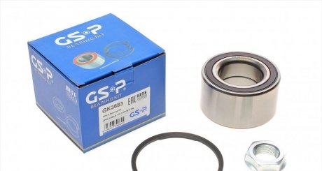 GK3683 GSP Подшипник ступицы (передней) Citroen C4/C5/C6 05-/Peugeot 407/607/308/508 04-(+ABS) (45x83x44) GSP GK3683