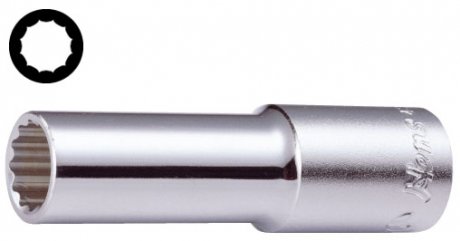 4302M21 HANS Насадка 1/2" 12-зубчаста