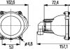 1BL 998 570-001 HELLA HELLA Фара основная HB3 12V с лампой накаливания лев./прав. (фото 2)