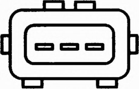 6PU 009 163-831 HELLA Датчик колінвала Opel Astra F, Calibra A, Omega B, Vectra B