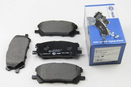 8DB355010-071 HELLA Гальмівні колодки перед. Lexus RX 03-08 (sumitomo)