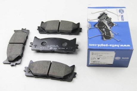 8DB355012-401 HELLA Гальмівні колодки перед LEXUS ES/TOYOTA CAMRY 2.4-3.5 06-