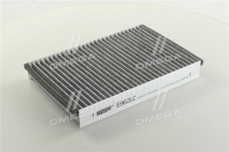 E962LC HENGST FILTER Фильтр салона RENAULT KANGOO 97-07, MEGANE I 96- угольный (выр-во HENGST)