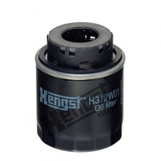 H312W01 HENGST FILTER Фільтр масляний двигуна AUDI, VW (вир-во Hengst)