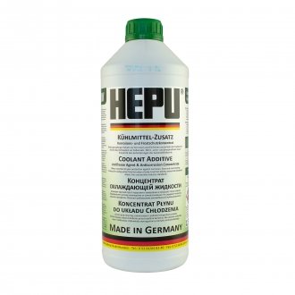 P999-GRN HEPU Антифриз G11 -80°C (концентрат) (зеленый) (Германия, HEPU) 1.5л.