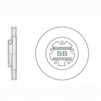 SD1029 Hi-Q (SANGSIN) Тормозной диск