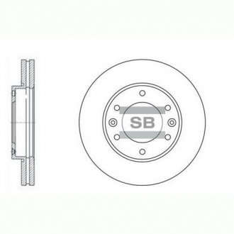 SD1031 Hi-Q (SANGSIN) Диск тормозной