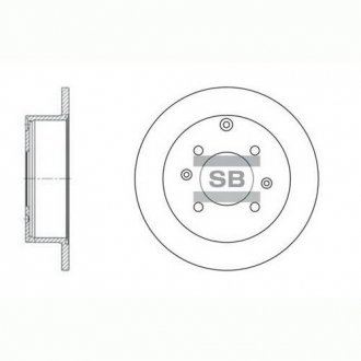 SD1047 Hi-Q (SANGSIN) Диск тормозной