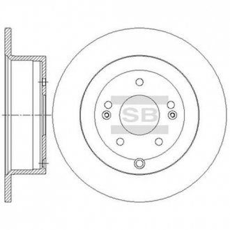 SD1082 Hi-Q (SANGSIN) Диск гальмівний