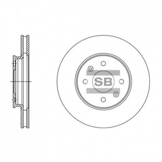 SD1110 Hi-Q (SANGSIN) Диск тормозной