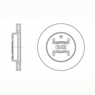 SD3017 Hi-Q (SANGSIN) Диск гальмівний