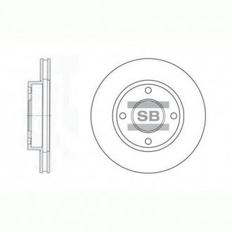 SD3027 Hi-Q (SANGSIN) Тормозной диск