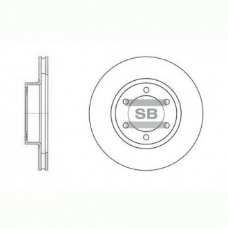 SD4004 Hi-Q (SANGSIN) Гальмівний диск