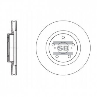 SD4082 Hi-Q (SANGSIN) Диск тормозной TOYOTA CAMRY SALOON передн. (выр-во SANGSIN)