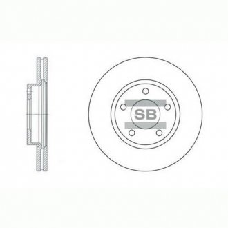 SD4401 Hi-Q (SANGSIN) Тормозной диск