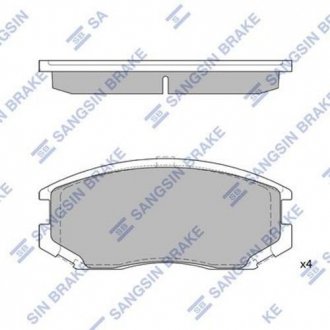 SP1142A Hi-Q (SANGSIN) Комплект тормозных колодок.