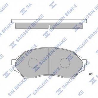 SP1227 Hi-Q (SANGSIN) Кт. Тормозные колодки