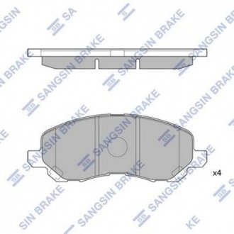 SP1360 Hi-Q (SANGSIN) Колодки гальмівні дискові