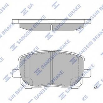 SP1373 Hi-Q (SANGSIN) Комплект тормозных колодок из 4 шт. дисков