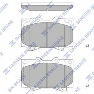 SP1379 Hi-Q (SANGSIN) Колодки тормозные дисковые