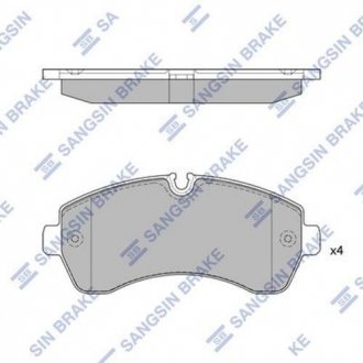 SP1425 Hi-Q (SANGSIN) Комплект тормозных колодок.