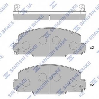 SP1450 Hi-Q (SANGSIN) Комплект тормозных колодок.