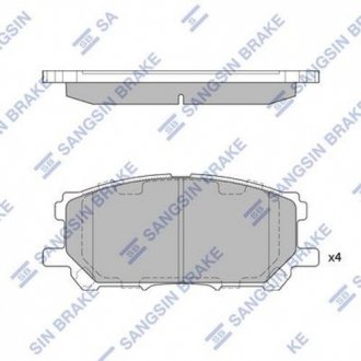 SP1456 Hi-Q (SANGSIN) Комплект тормозных колодок.